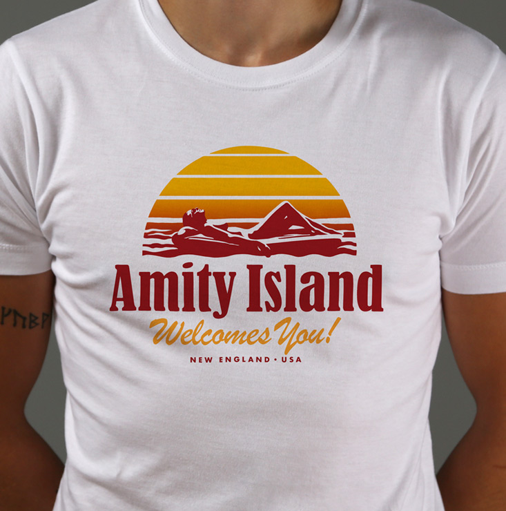 AMITY ISLAND (NEW) - FITTED T-SHIRT 